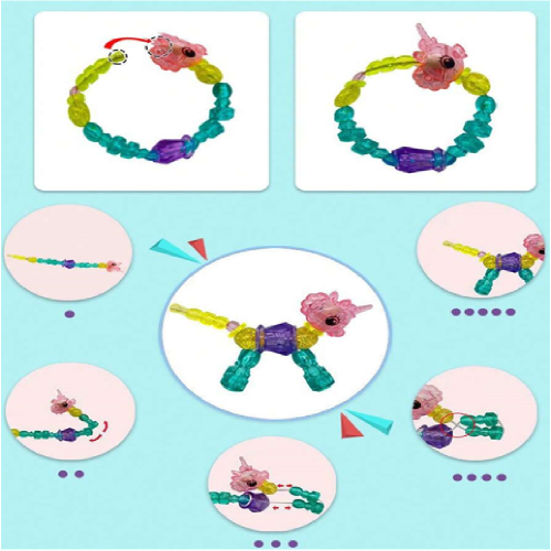 유니콘 동물 변신 팔찌 (봉투100ea)